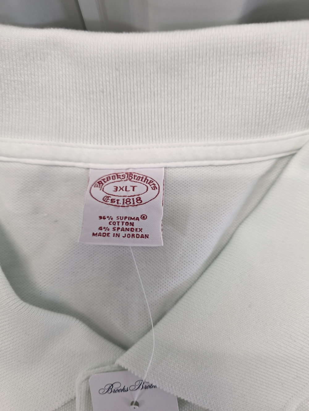Brooks Brothers Long Sleeve Polo Shirt Men's Size 3XLT NWT - Picture 5 of 8